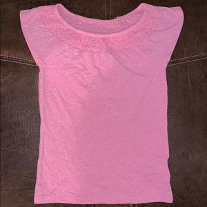 Girls pink shirt